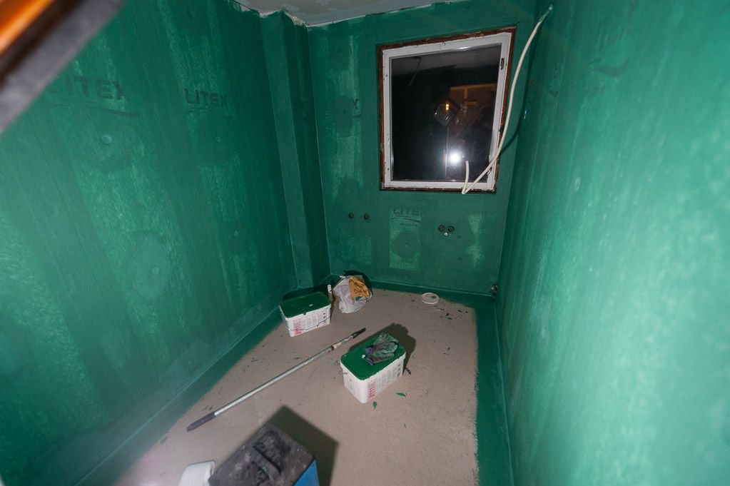 Bathroom end of day 13