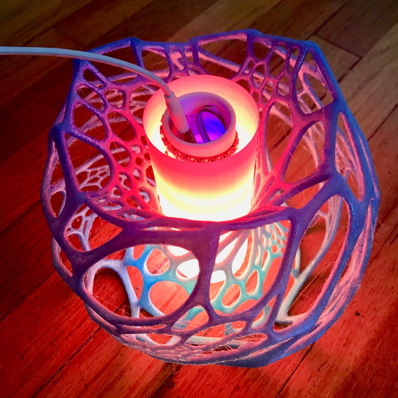 3d printed arduino lamp