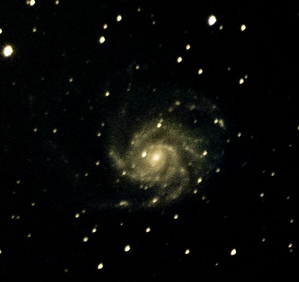 M101 - zoomed in on galaxy