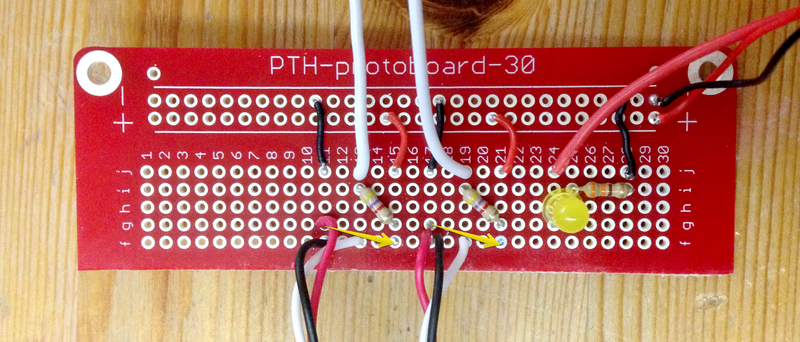 Rabbit circuit soldered up